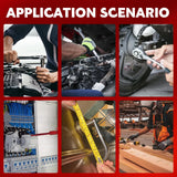 899pcs Home Repair Tool Set Kit for Men, Toolbox Storage Case with 4 Drawers, General Household Tool Kit with Rolling Tool Box, Tool Set Kit for Maintenance, Garden, Homeowner, Handyman -Black Buzleer