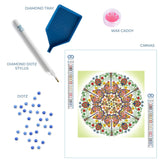 DIAMOND DOTZ Kaleidoscope Garden Floral Diamond Painting Kits for Adults - Diamond Art Kits a Relaxing Creative Craft Kit with Dotz Gems 24.4"x24.4" DIAMOND DOTZ