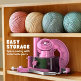 CozyBomB™ Yarn Winder | Electric Yarn Ball Winder, 13 oz Dual Strong Tension Knit Spinner for Crocheting, Automatic Crochet Wheel for Knitting Birthday Gift, Swift Weaving Ball Yarning Cake Roller CozyBomB