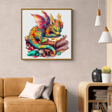 Jigfoxy Wooden Puzzles for Adults, Dragon Wood Puzzles Adult, Unique Animal Shape Wooden Jigsaw Puzzles, Birthday Gifts for Puzzles Lovers Family Friend (S-8.5 * 8in-100pcs) Jigfoxy