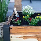 Backyard Discovery 10 Cubic Foot Raised Teak Planter Outdoor Backyard Discovery