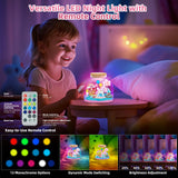 Unicorn Light Up Terrarium for Girls – DIY Garden Craft with LED | STEM Kit, Arts & Crafts Gift for Kids Ages 4-8 by Ednzion Ednzion