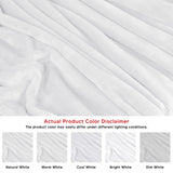 Utopia Bedding White Fleece Blanket Throw Size Lightweight Fuzzy Soft Anti-Static Microfiber Bed Blanket (60x50 Inch) Utopia Bedding