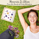GTQYYF Large Flower Press Kit 10.8 x10.8 inches with Storage Bag,Solid Wood Flower Press Kit - DIY Arts and Craft Kit 10 -Layers, Ideal Gift for Flower & Plant Lovers GTQYYF