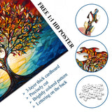 Stained Glass Puzzle for Adults 1000 Piece, Tree of Life Puzzles, Impossible Hard Difficult Challenging Puzzles for Adults, Colorful Mosaic Tree of Life Jigsaw Puzzle 1000 Pieces PICKFORU
