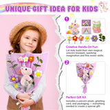 YOFUN Unicorns Gifts for Girls - Create Your Own Unicorn Flower Bouquet Craft Kit, DIY Toys for Girls Ages 6-12, Graduation & Birthday Gift Ideas for Daughter, Niece, Granddaughter (Unicorn) Y YOFUN