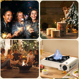 VEHHE Candle Lighter, Windproof Pulse Electric Lighter with Anti-False-Touch Lock, USB Type-C Extended Rechargeable Lighter with Led Display, lighters for Candle BBQ Camping Festivals-Black VEHHE