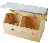 Esschert Design USA WA08 Wooden Bumble Bee House , white Esschert Design