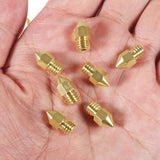 Aokin 8 Pcs 0.6mm MK8 Extruder Nozzles 3D Printer Nozzles for Creality Ender 3/3 Pro/3 V2, Ender 5/5 Pro, CR-10/10S, Makerbot, Anet A8 3D Printer Aokin