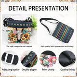5D DIY Diamond Painting Shoulder Bag for Adults - Sunflower & Horse Design, Special Shape Crystal Rhinestone Art Handbag, Partial Diamond Art Craft Kit, Stylish Gift for Women antor