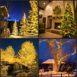 YULETIME Warm White Christmas Lights, 66 Feet 200 Count UL Certified Commercial Grade Holiday String Light Set (Warm White) YULETIME