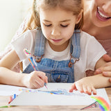 Augacage 120 Sheets 100% Cotton Watercolor Paper Bulk, 8.5" x 11" 140lb/300 GSM Cold Press Water Color Paper White Paint Paper Suitable for Kids Adult Watercolor Drawing Augacage