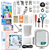 Brother SE700 Combo Embroidery & Sewing Machine with 4" x 4" Embroidery Hoop and 40+ Accessories Brother