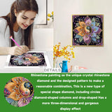 Mandala Special Shape Diamond Painting Kits- Flower Crystal Art Diamond Art Kits for Adults, 5D Rhinestone Painting for Gift Home Wall Decor(12x12inch) GOUGOUFAFA
