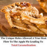 Jean Lemond: Why Holes: For The Crispiest Crusts. King Crispy's Deep Pie, Tart & Quiche Pan. A Non-Stick, Removable Bottom, Dishwasher Safe, Perforated Pie Pan Baking Plate Dish. (9 inch x 2 Deep) Jean Lemond