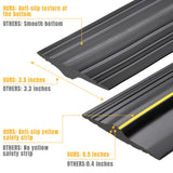KINTOREX 16 Feet Garage Door Seals Bottom Rubber Threshold & Weather Strip with 2 Glue Bottles & Caulking Gun - Garage Floors DIY Weather Stripping Replacement Kintorex