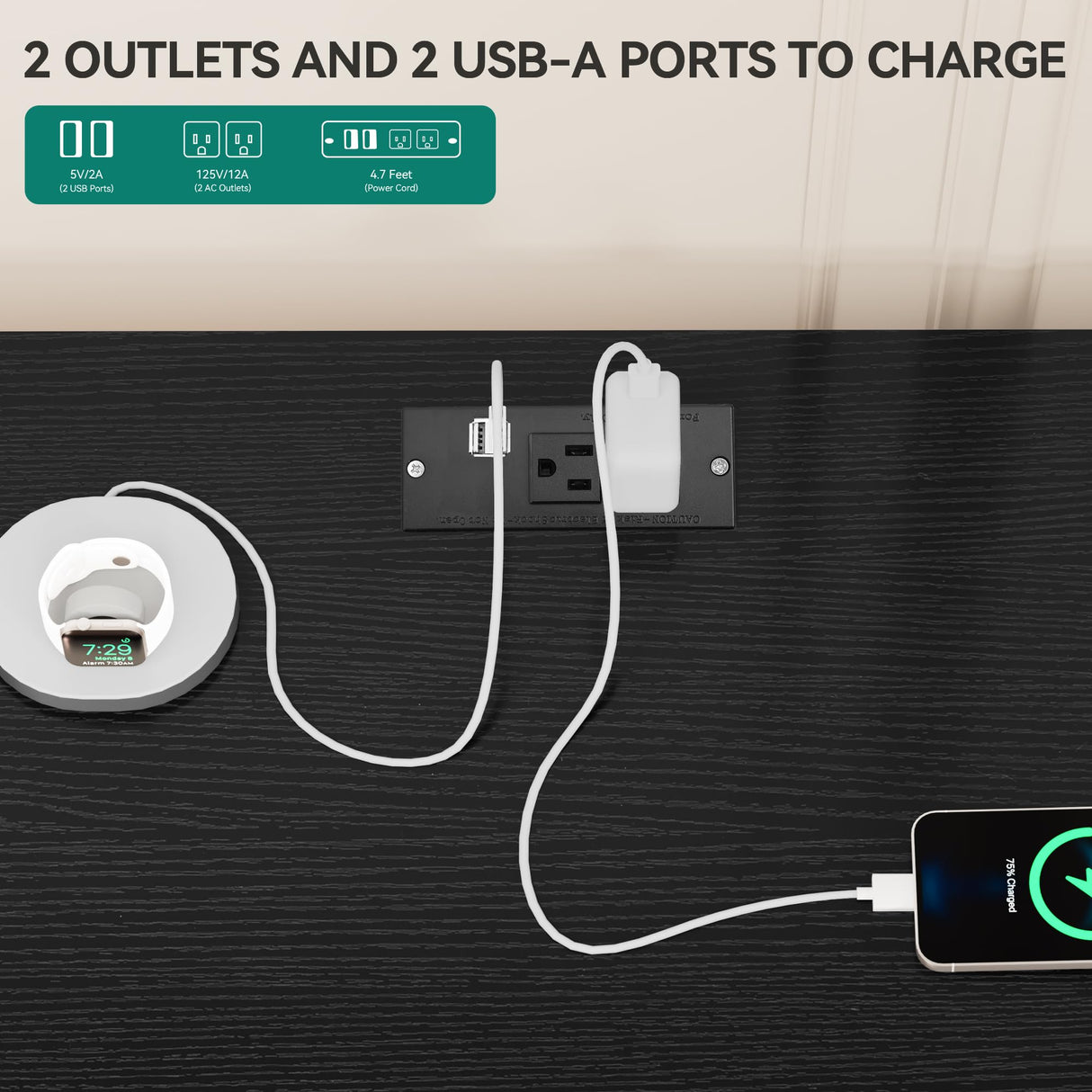 YITAHOME TV Stand with Charging Station, Dresser TV Stand for 55'', 10 Drawer Dresser for Room, Media TV Console Table with Side Pockets & Hooks, Storage Fabric Drawer Unit for Room YITAHOME