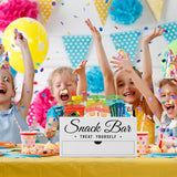 Snack Organizer for Countertop, Wood Pantry Storage Bins with Handles, Snack Organizer for Pantry, Kitchen, 4 Compartment Food Container Snack Box with Drawer, Pantry Organizer for Snacks, Chips Unistyle