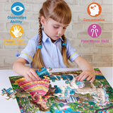 Puzzles for Kids Ages 4-6 – 2 x 60 Pieces Princess Unicorn Jigsaw Puzzles for Toddler Children Learning Educational Puzzles Toys for Girls 4 5 6 7 8 Years Old. VJZVKJ