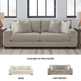 Signature Design by Ashley Maggie Contemporary Sofa for Living Room, Light Brown Signature Design by Ashley