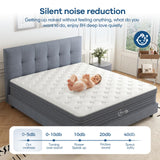 Looallyy 12 inch Queen Mattress, Mixed Memory Foam Box Mattress, Independent Bagged Spring, Sports Isolation, deep Sleep Looallyy