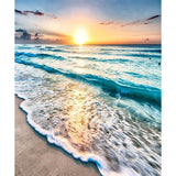 DKHDBD Diamond Painting Kits for Adults, 12x16 Inch DIY Paint by Numbers for Adults Beginner, DIY Full Drill Diamond Dots Paintings Picture Arts Craft for Home Wall Art Decor (Seaside) DKHDBD