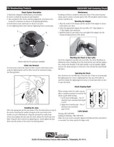 PSI Woodworking CUG3418CC Utility Grip 4-Jaw Lathe Chuck System PSI Woodworking
