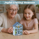 Flever Dollhouse Miniature DIY House Kit Creative Room with Furniture for Romantic Valentine's Gift (Molan House) Flever