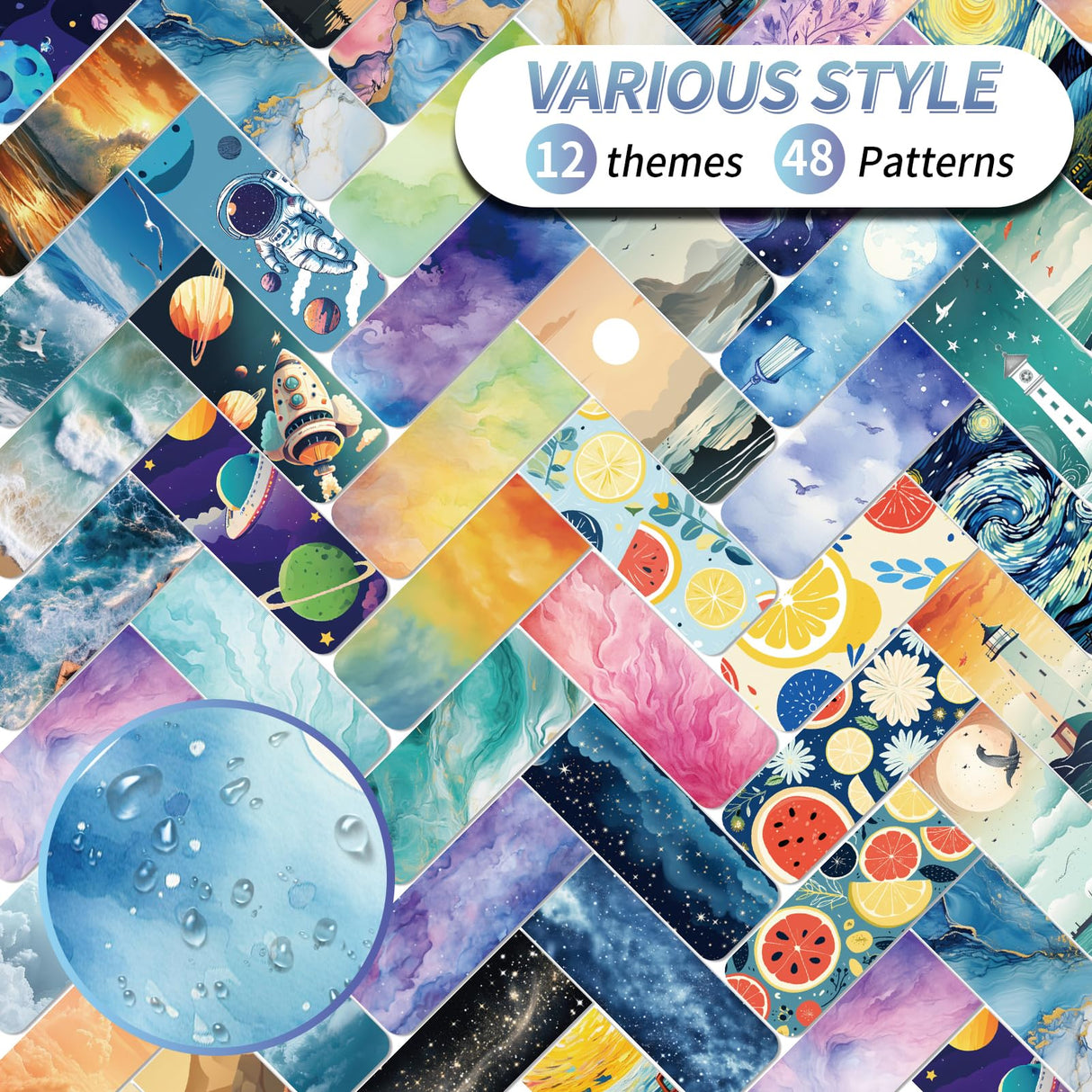 48 Pieces Magnetic Bookmarks Magnet Page Markers - Book Marks for Reading Women & Men with Storage Boxes - Cute Magnet Bookmark Clips for Reading Pleasure LUAVIARU