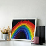 NONHAI Diamond Painting Kits for Adults - DIY Diamond Art Kits for Beginners - Full 5D Paint Drill Diamond Dots Paintings- Rainbow Diamonds Pictures Gem Art and Craft Wall Decor 12"x16" NONHAI