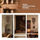 STRONGBERRY Handcrafted Cuckoo Wall Clock with Silent Movement, Pendulum & Chime Function - Classic Vintage Wooden Cuckoo Clock - 18.11 x 9.84 x 3.94 inches STRONGBERRY