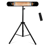 Briza Infrared Electric Patio Heater - Indoor/Outdoor Heater - Portable Wall/Garage Heater - 1500W - use with Stand - Mount to Ceiling/Wall) Briza