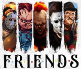 Aurellart Horror Movie Characters Diamond Painting Kit, Classic Villains Artwork, 5-Panel Design,Diamond Dots for Home Wall Decor 12x16 Inch Aurellart