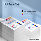 LC401 LC401XL Ink Cartridges Compatible for LC401XL Ink Cartridges for Brother Printer Replacement MFC-J1010DW MFC-J1170DW MFC-J1012DW(Black Cyan Magenta Yellow, 4PK) Clorisun