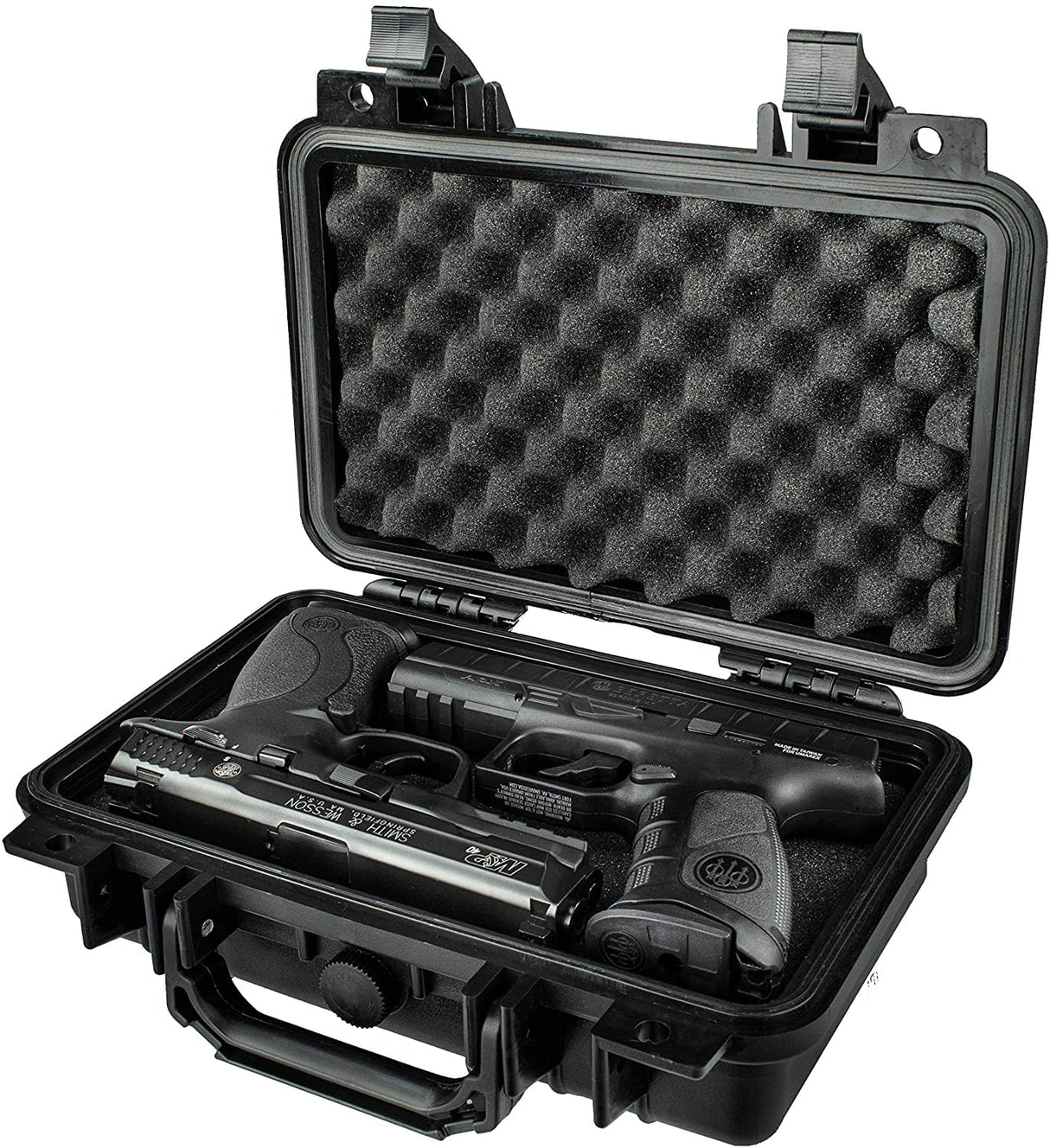 Eylar Tactical Hard Gun Case Water & Shock Proof With Foam TSA Approved 11.6 Inch 8.3 Inch 3.8 Inch (Black) Eylar