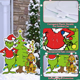 Christmas Yard Sign Decorations Xmas Yard Art Garden Christmas Holiday Decoration Christmas Tree Dog Yard Stakes Ornaments Outdoor Indoor Winter Party Fence Garden Yard Lawn Decor Kids Gift Denylo pro