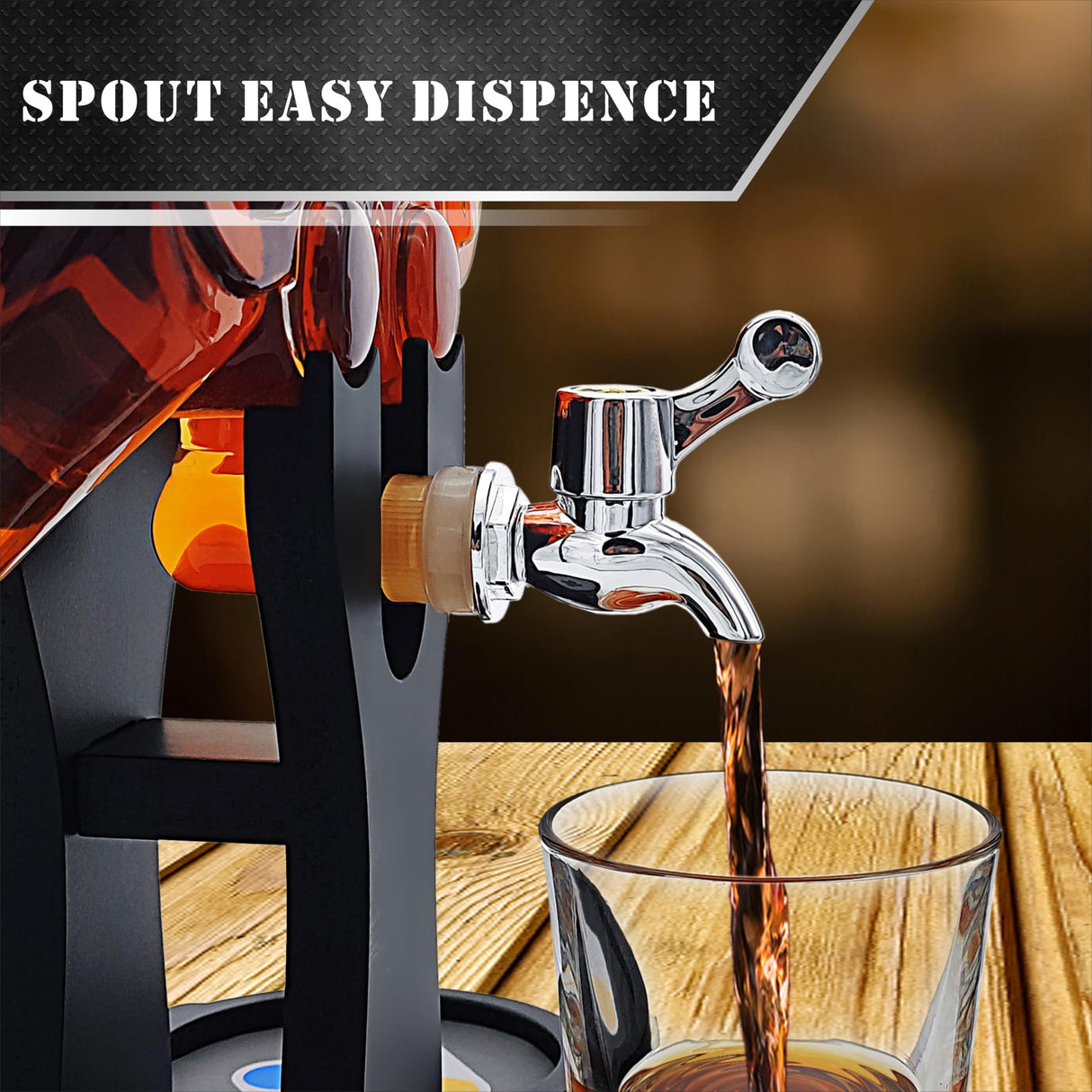 Game Whiskey Decanter Set,28oz Whiskey Decanter Sets for Men with Spout IceCube Tray,Liquor Dispenser Whiskey Gifts for Men Bourbon Gifts for Men Gamer Gifts for Boyfriend Gifts For Him Husband Dad LuxuryBar