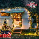 JMEXSUSS 168FT 600 LED Christmas Lights Outdoor Waterproof 8 Modes Indoor Christmas String Lights Warm White Christmas Tree Lights Plug in for Room Bedroom Wedding Party Holiday Decorations. JMEXSUSS