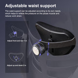 BOLISS High-Back Ergonomic Mesh Computer Office Drafting Chair with Super Soft Adjustable Arms Molded Foam Double Seat Cushion Adjustment Lumbar Support and Big Foot Ring - Black BOLISS