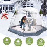 Bubble Tent 4-6 People Transparent Tent 10 'x10' Outdoor Tent Cold and Waterproof Suitable for Terrace, Canopy, Backyard Star Watching Camping Portable Tent VEIZXUN