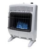 Mr. Heater MHVFBF20LPT 20,000 BTU Blue Flame Vent Free Propane Heater For Cold Rooms, Additions, Sun Rooms Cabins & Garage - White Mr. Heater