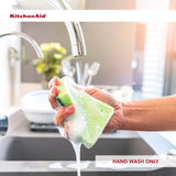 KitchenAid Classic Rubberwood Cutting Board with Perimeter Trench, Reversible Chopping Board, 8-inch x 10-Inch, Natural KitchenAid