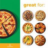 MisterChef Countertop Pizza Maker, 1450W Mini Pizza Oven, Pizza Maker Oven With 12″ Non-Stick Ceramic Plate, Indoor Electric Pizza Oven for Crepes, Pancakes - Black MisterChef