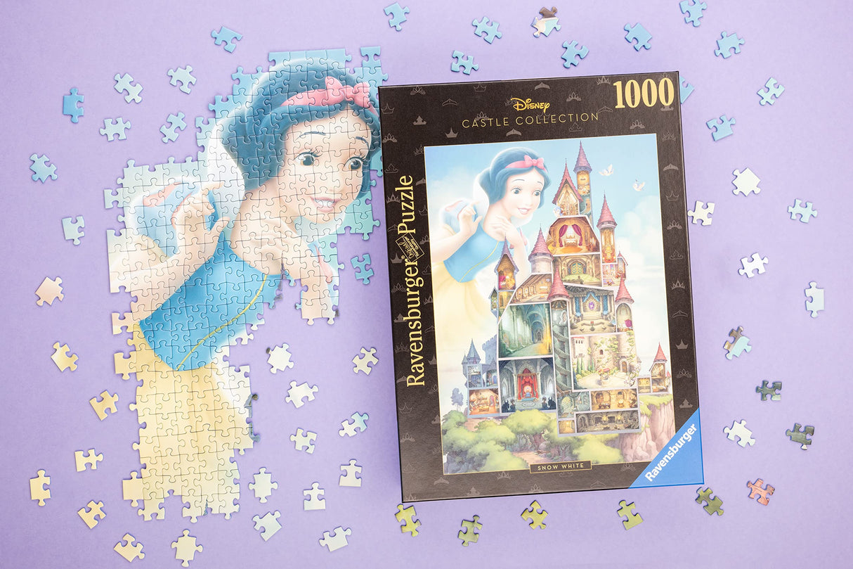Ravensburger Disney Castle Collection: Snow White 1000 Piece Jigsaw Puzzle for Adults - 12000257 - Handcrafted Tooling, Made in Germany, Every Piece Fits Together Perfectly Ravensburger