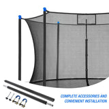 TOBWOLF 1PCS Universal Trampoline Replacement Enclosure Pole, Foam Trampoline Pole Fit 10-16Ft Straight Pole Trampoline, Trampoline Stand Diameter Fits Within 1.65"/4.2CM for Trampoline Accessories TOBWOLF