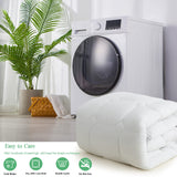 UNILIBRA King Size Mattress Pad Cooling Rayon from Bamboo, Quilted Fitted Mattress Protector Pillow Top Mattress Cover with Deep Pocket Up to 21 Inches, Ultra Soft Filling Mattress Topper UNILIBRA