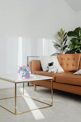 Tabletop Diamond Painting Ornaments Kits, Special Shaped Rhinestone Statues Desk Placement Ornament , 5D Rainbow Unicorn Diamond Art Figurines Sculpture Ornaments Crafts Kits for Adults Beginners Baipisan