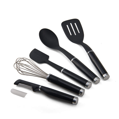 KitchenAid Classic Tool and Gadget Set, 15-Piece, Black