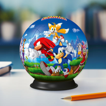 Ravensburger Sonic The Hedgehog 3D Jigsaw Puzzle Ball for Adults and Kids - 11592 - Great Gift for Any Birthday, Holiday, or Special Occasion