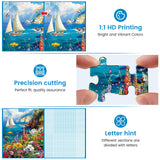 300 Pieces Puzzles for Adults–Colorful Garden By The Ocean Puzzle for Adults Children Elderly–Recycled Paper Puzzle 300 Pieces–Glossy, Sturdy Pieces Challenging Family Game Great Gift Idea (20.5x15in) Edsjegn